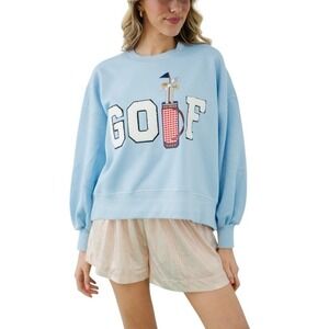 Judith March "Golf Gal" Pullover Sweatshirt Womens Size Large Oversize MSRP $150